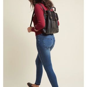 Black Convertible Backpack